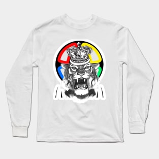 crowned tiger Long Sleeve T-Shirt